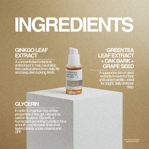 Antioxidant Ginkgo Gel Booster